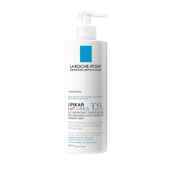 La Roche-Posay Lipikar Lait Urea 10% zklidňující tělové mléko pro velmi suchou pokožku 400 ml