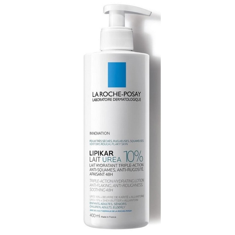 La Roche-Posay Lipikar Lait Urea 10% zklidňující tělové mléko pro velmi suchou pokožku 400 ml
