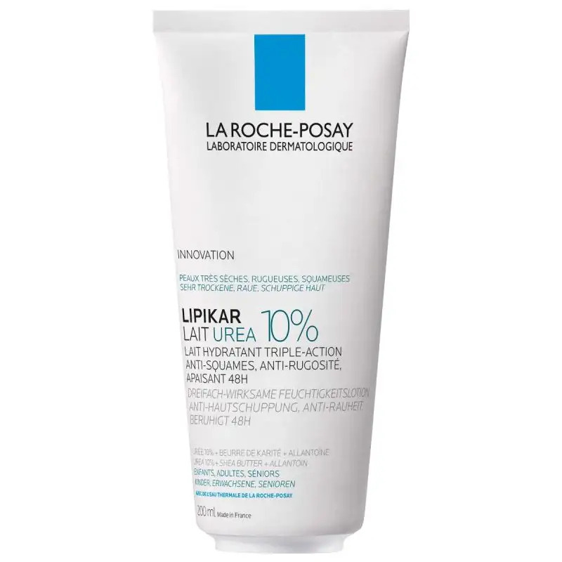 La Roche-Posay Lipikar Lait Urea 10% zklidňující tělové mléko pro velmi suchou pokožku 200 ml