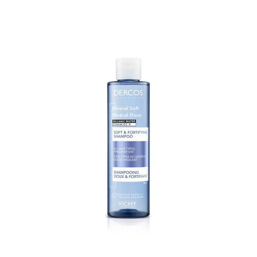 Vichy Dercos Mineral Soft posilující šampon pro všechny typy vlasů 200 ml