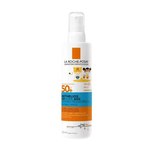 La Roche-Posay Anthelios Dermo-Pediatrics sprej na opalování SPF 50+ 200 ml