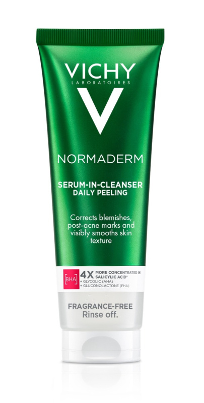 Vichy Normaderm Cleansing čisticí pleťový peeling s kyselinou salicylovou 125 ml