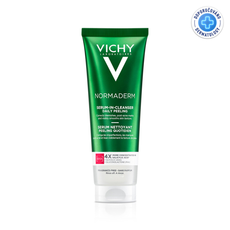 Vichy Normaderm Cleansing čisticí pleťový peeling s kyselinou salicylovou 125 ml