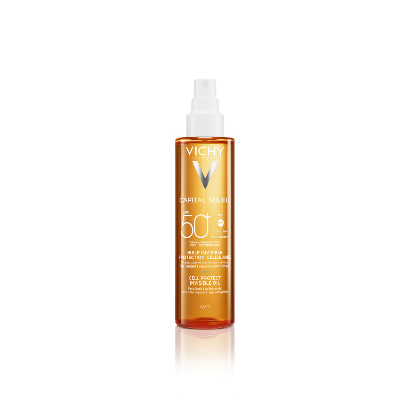 Vichy Capital Soleil Idéal Soleil olej na opalování SPF 50+ 200 ml