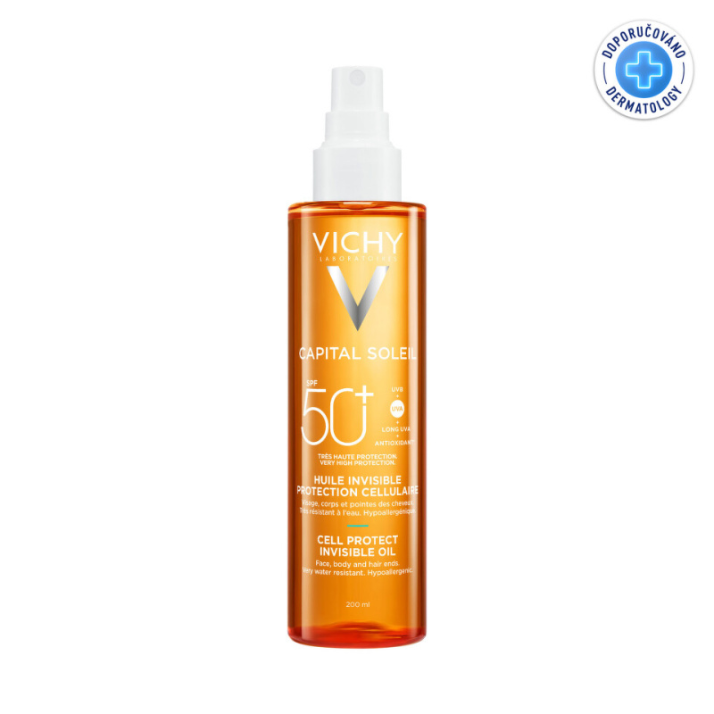 Vichy Capital Soleil Idéal Soleil olej na opalování SPF 50+ 200 ml