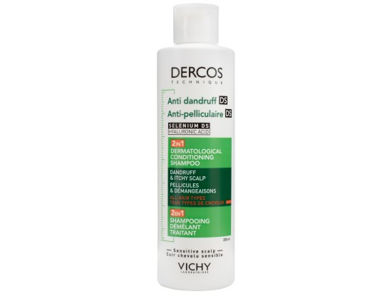 Vichy Dercos Anti-Dandruff šampon a kondicionér 2 v 1 proti lupům 200 ml