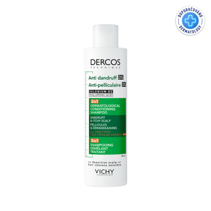 Vichy Dercos Anti-Dandruff šampon a kondicionér 2 v 1 proti lupům 200 ml