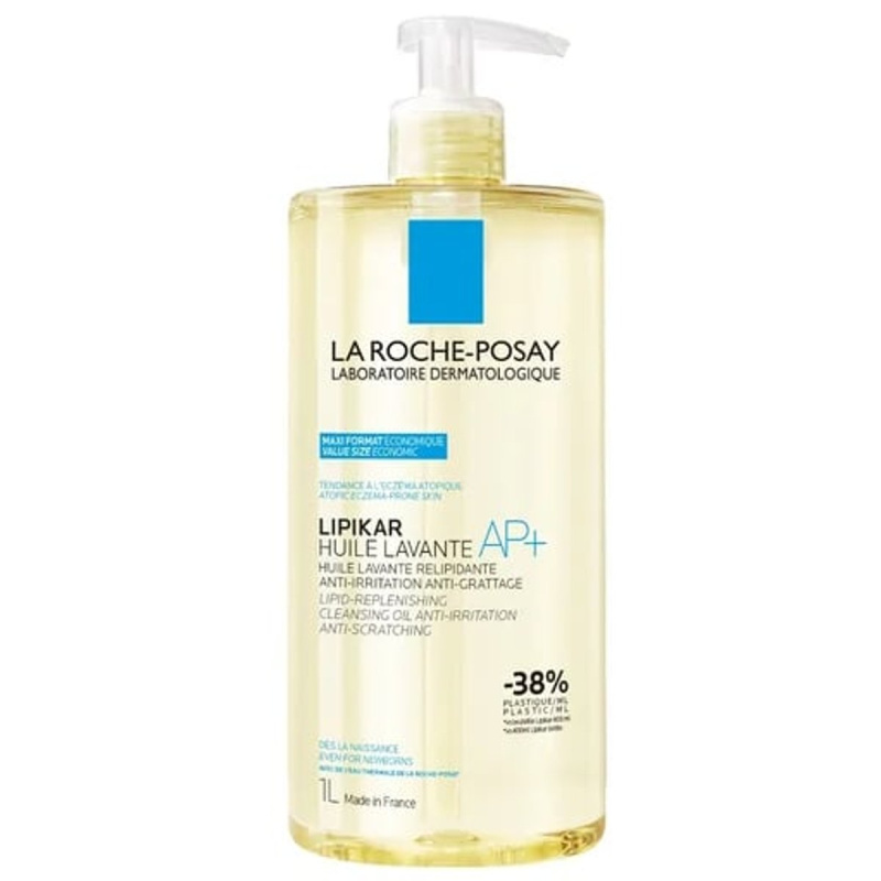 La Roche-Posay Lipikar Huile AP+ zvláčňující relipidační mycí olej proti podráždění 1000 ml