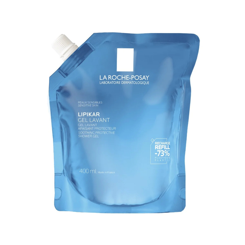 LA ROCHE-POSAY Lipikar Zklidňující Sprchový gel náplň 400 ml