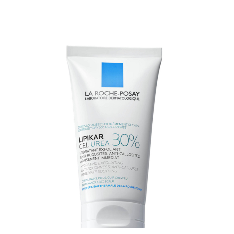La Roche-Posay Lipikar Gel Urea 30% hloubkově hydratační gel na zrohovatělou pokožku 50 ml
