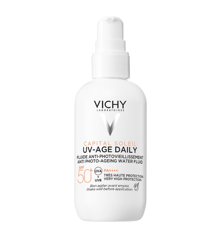 Vichy Capital Soleil UV-Age Daily fluid proti stárnutí pleti SPF 50+ 80 ml