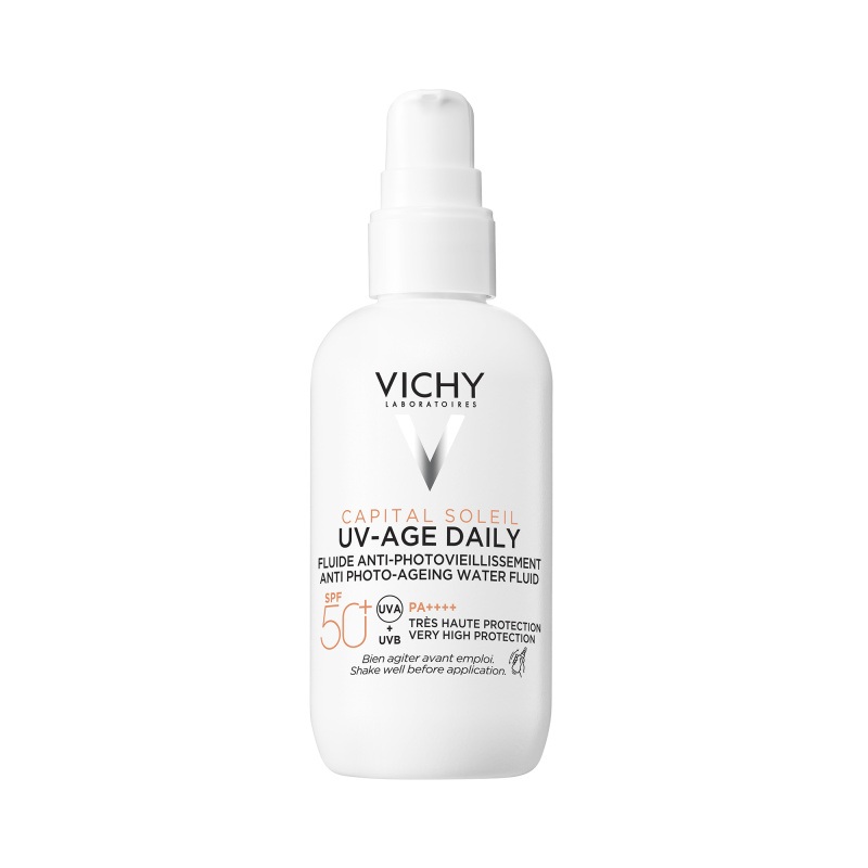 Vichy Capital Soleil UV-Age Daily fluid proti stárnutí pleti SPF 50+ 80 ml