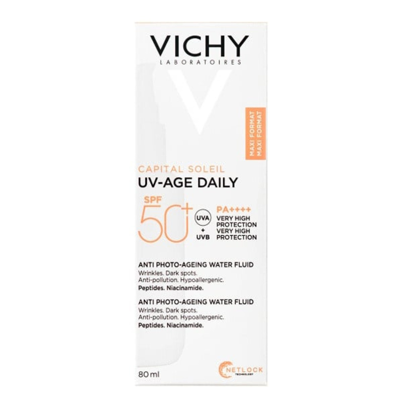 Vichy Capital Soleil UV-Age Daily fluid proti stárnutí pleti SPF 50+ 80 ml