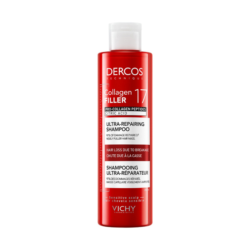 VICHY Dercos Collagen 17 Filler Regenerační šampon 200 ml