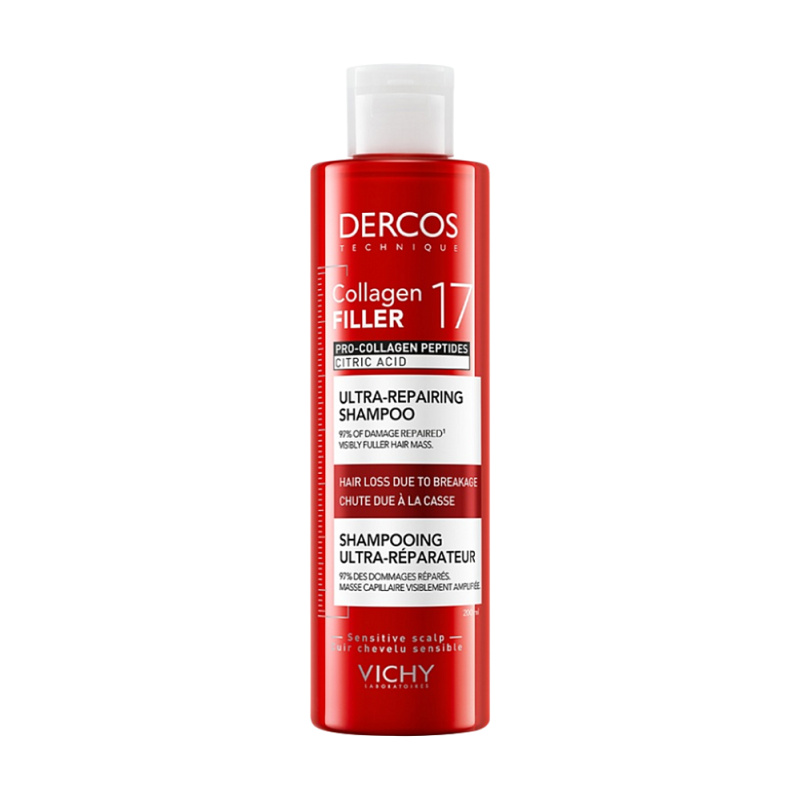 VICHY Dercos Collagen 17 Filler Regenerační šampon 200 ml