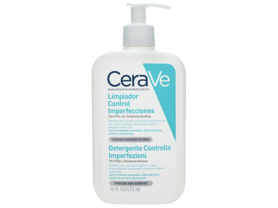 CeraVe Blemish Control čisticí gel proti nedokonalostem aknózní pleti 473 ml