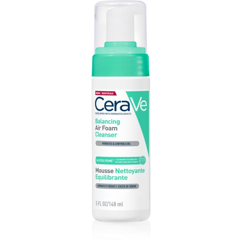 CeraVe Cleansers Balancing Air Foam Cleanser čisticí pěna pro normální až smíšenou pleť 148 ml