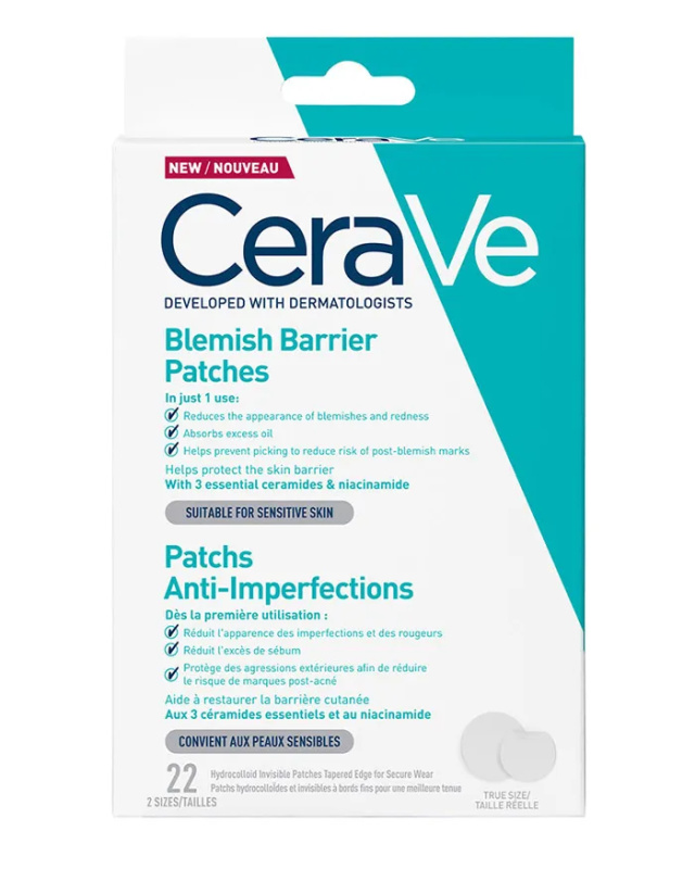 CeraVe Blemish Control Barrier Patches náplasti na problematickou pleť proti akné 22 ks