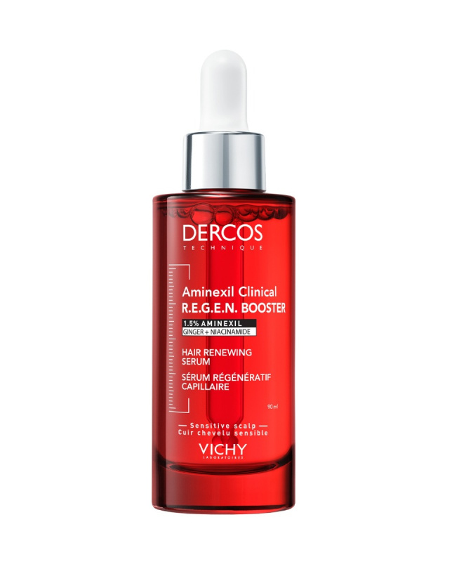 Vichy Dercos Aminexil Clinical R.E.G.E.N. Booster posilující a regenerační vlasové sérum proti padání vlasů 90 ml