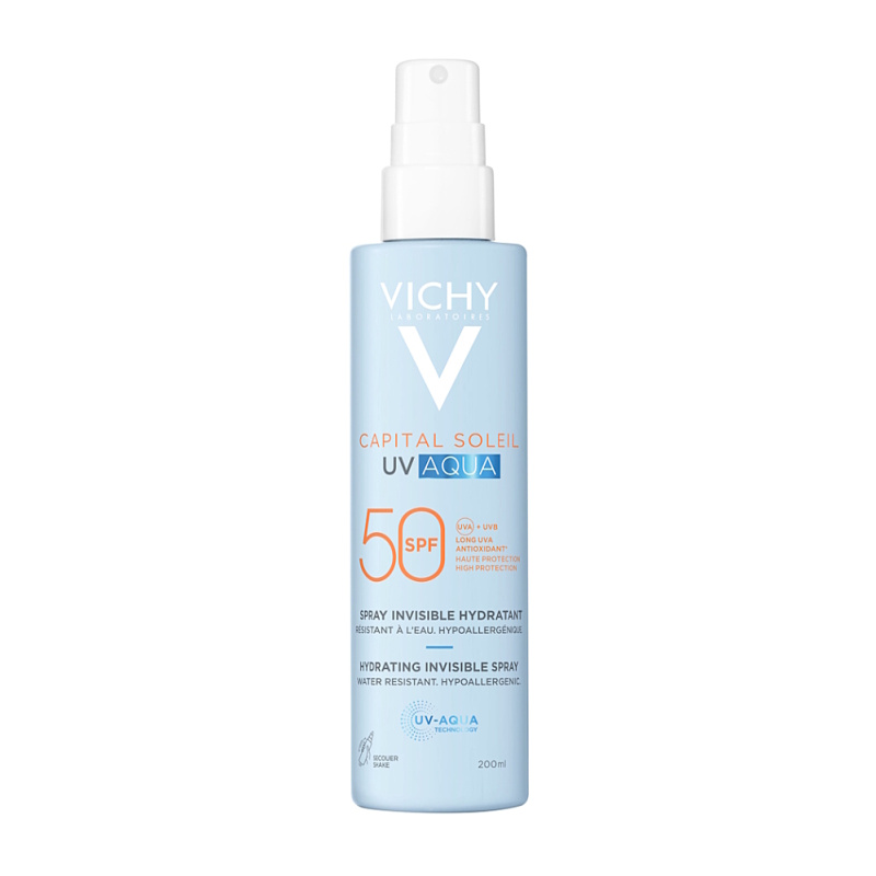 VICHY CAPITALSOLEIL UV AQUA sprej SPF50 200ml