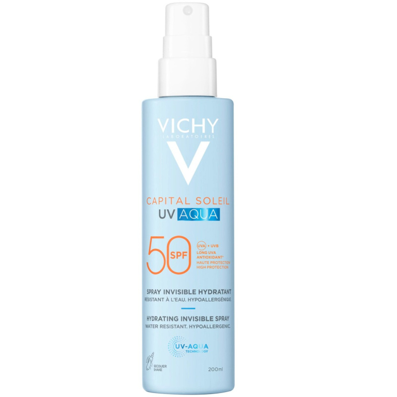 VICHY CAPITALSOLEIL UV AQUA sprej SPF50 200ml