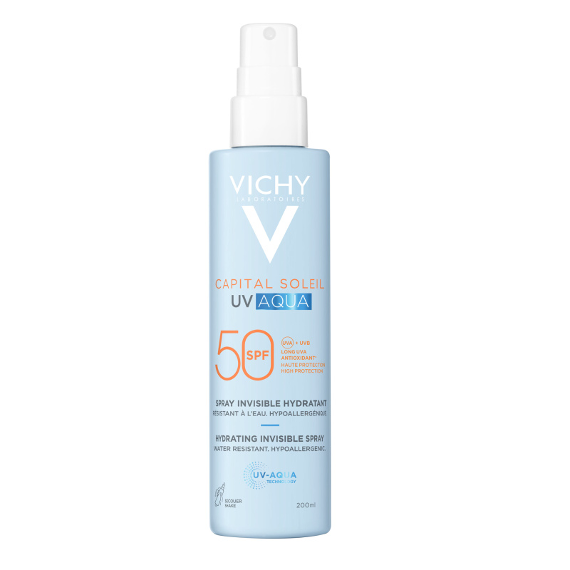 VICHY CAPITALSOLEIL UV AQUA sprej SPF50 200ml