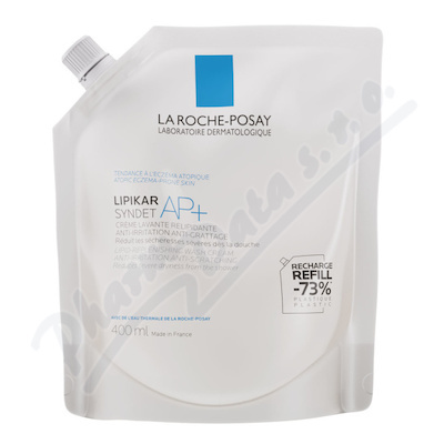 La Roche-Posay Lipikar Syndet AP+ čisticí krémový gel – refill 400 ml