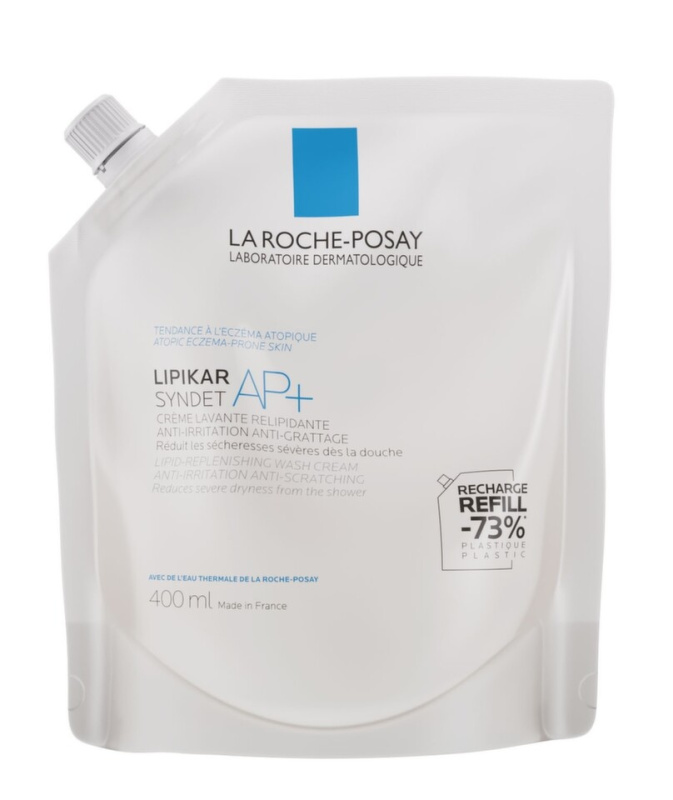 La Roche-Posay Lipikar Syndet AP+ čisticí krémový gel – refill 400 ml