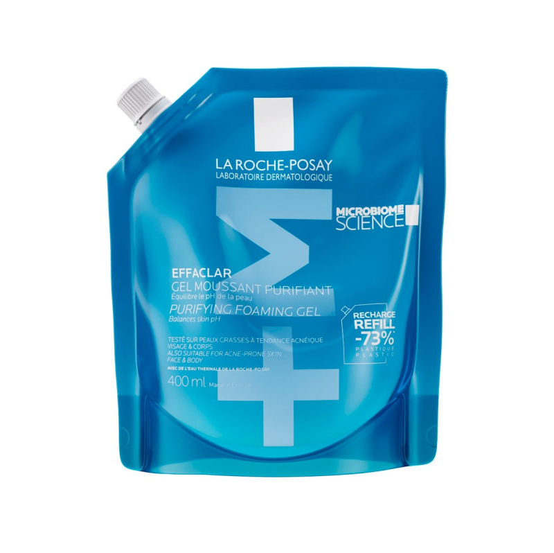 LA ROCHE-POSAY Effaclar Čisticí pěnící gel náplň 400 ml