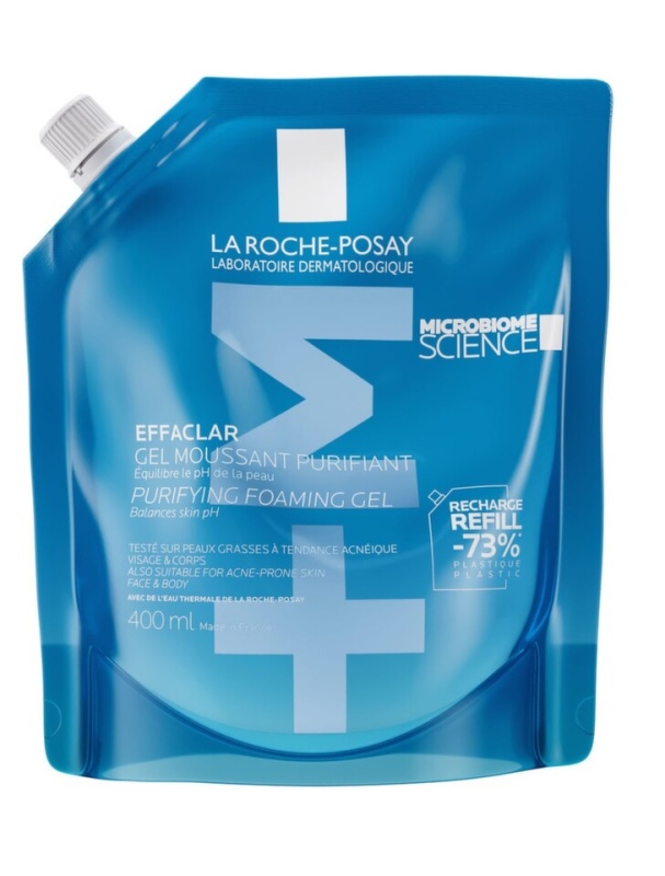 LA ROCHE-POSAY Effaclar Čisticí pěnící gel náplň 400 ml