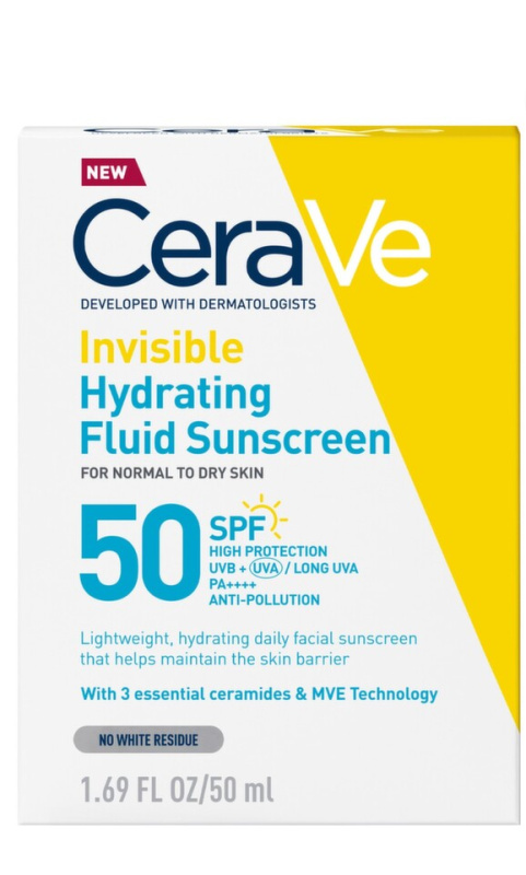 CeraVe Hydratační opalovací fluid SPF50+ 50 ml