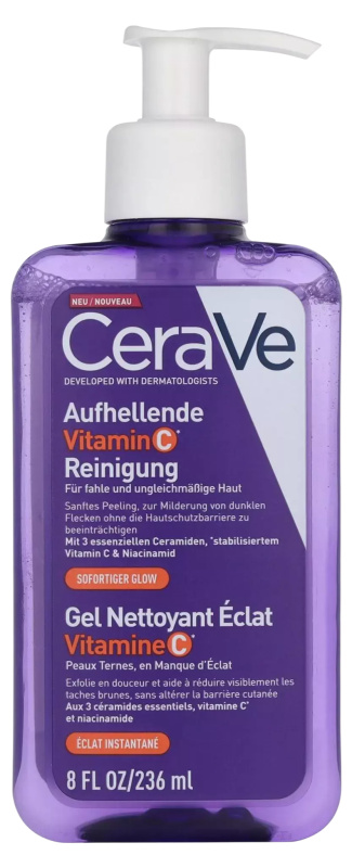 CeraVe Rozjasňující čisticí gel Brightening Vitamin C Cleanser 236 ml