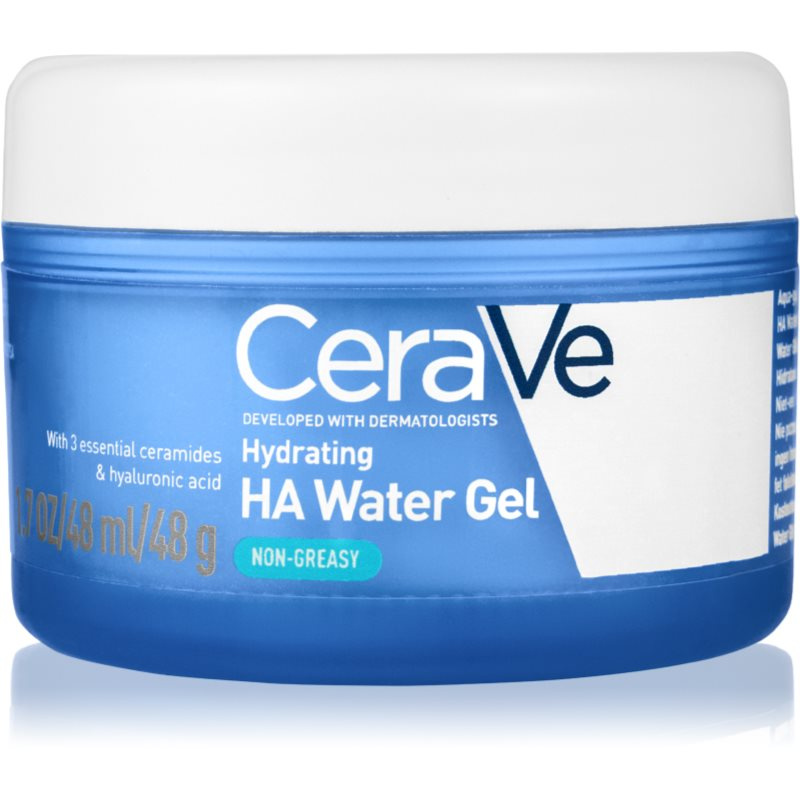 CeraVe Hydrating HA Water Gel hydratační gel krém s ceramidy pro všechny typy pleti 48 g
