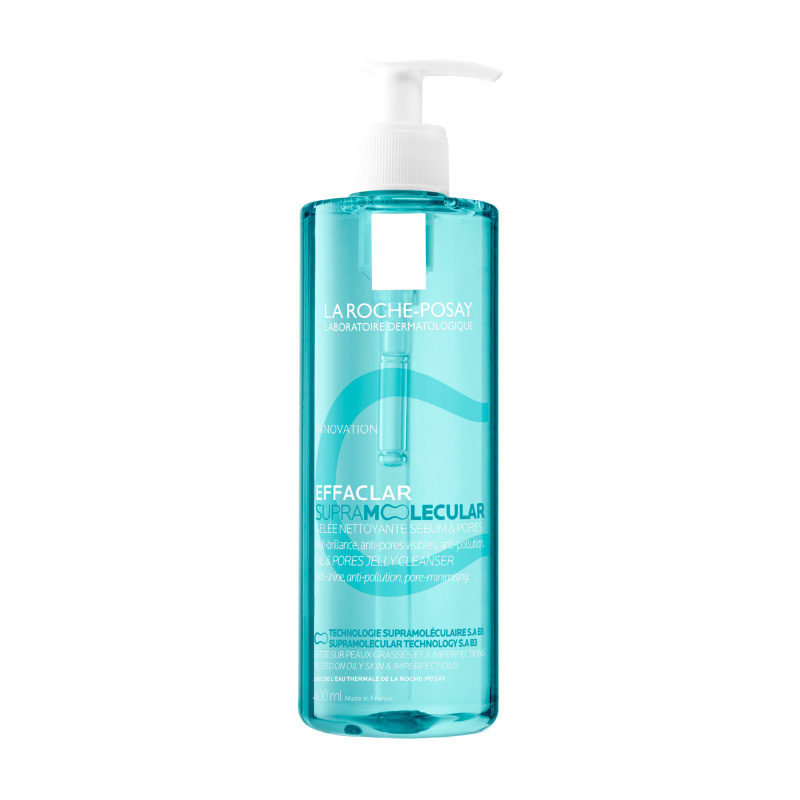 La Roche-Posay Effaclar Supramolecular čisticí gel proti lesknutí pleti a rozšířeným pórům 400 ml
