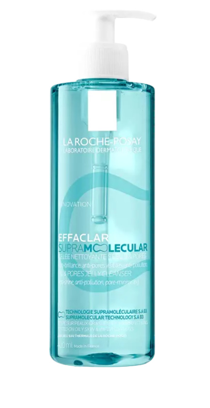 La Roche-Posay Effaclar Supramolecular čisticí gel proti lesknutí pleti a rozšířeným pórům 400 ml