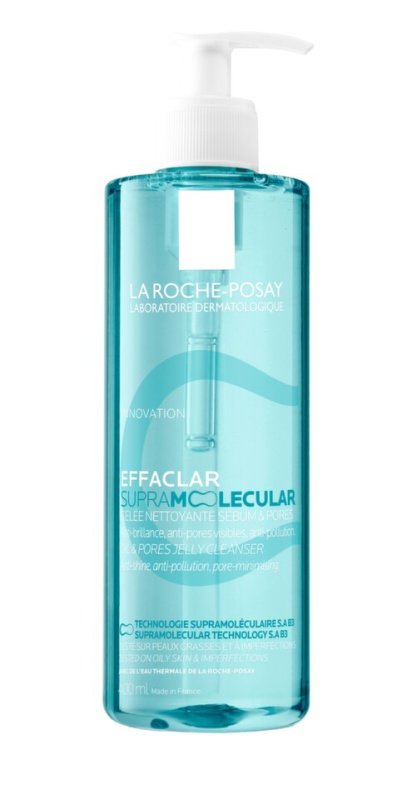 La Roche-Posay Effaclar Supramolecular čisticí gel proti lesknutí pleti a rozšířeným pórům 400 ml