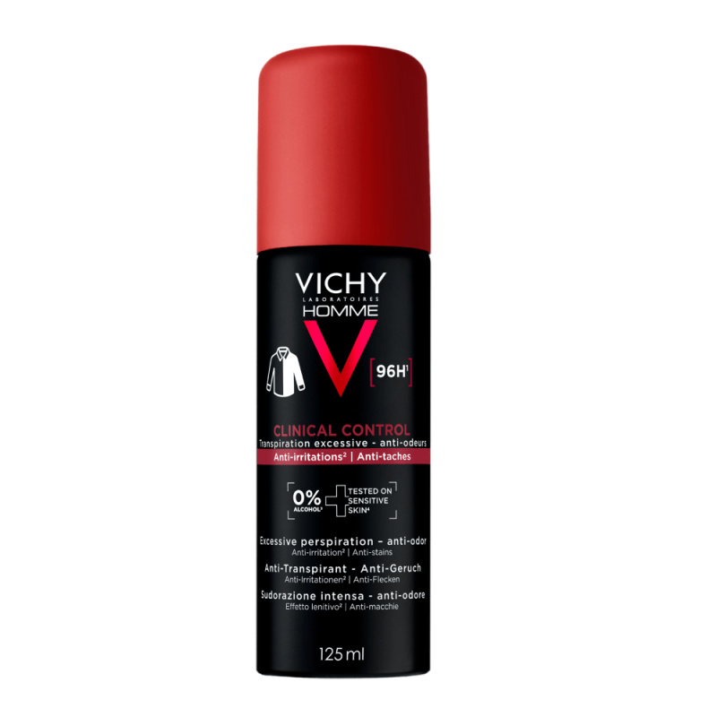 VICHY Homme Clinical control 96h deodorant sprej 125 ml