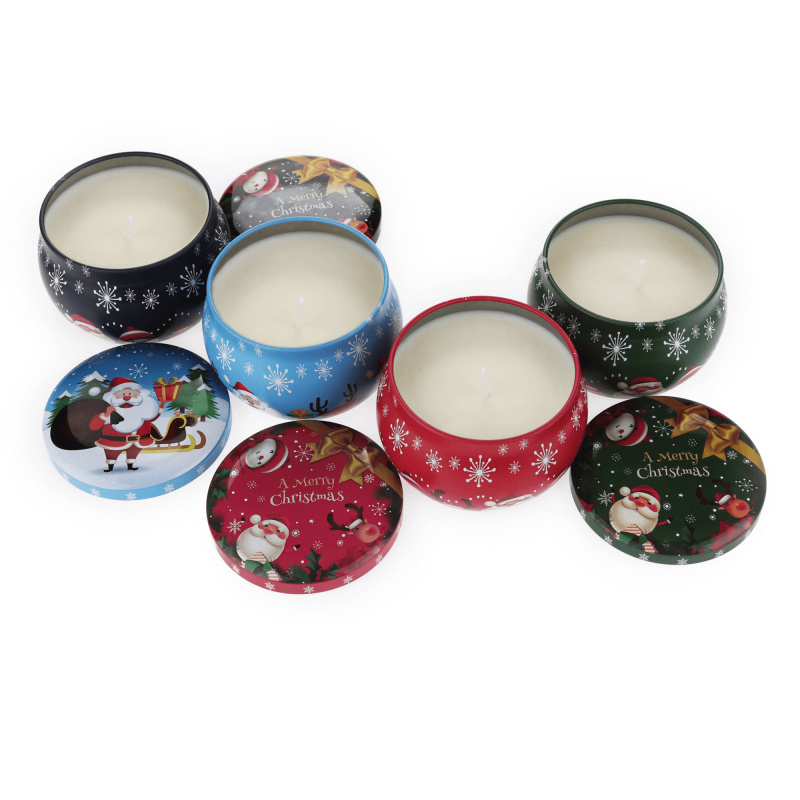 Vánoční vonné svíčky, set 4 ks, 830 g, APOLENKA