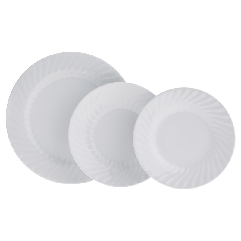 TEMPO-KONDELA KOMINOR TYP 3, jedálenská súprava, sada 18 ks, porcelán