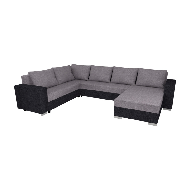 Univerzální sedací souprava, tmavě šedá/šedá Taupe, BELEN NEW ROH U