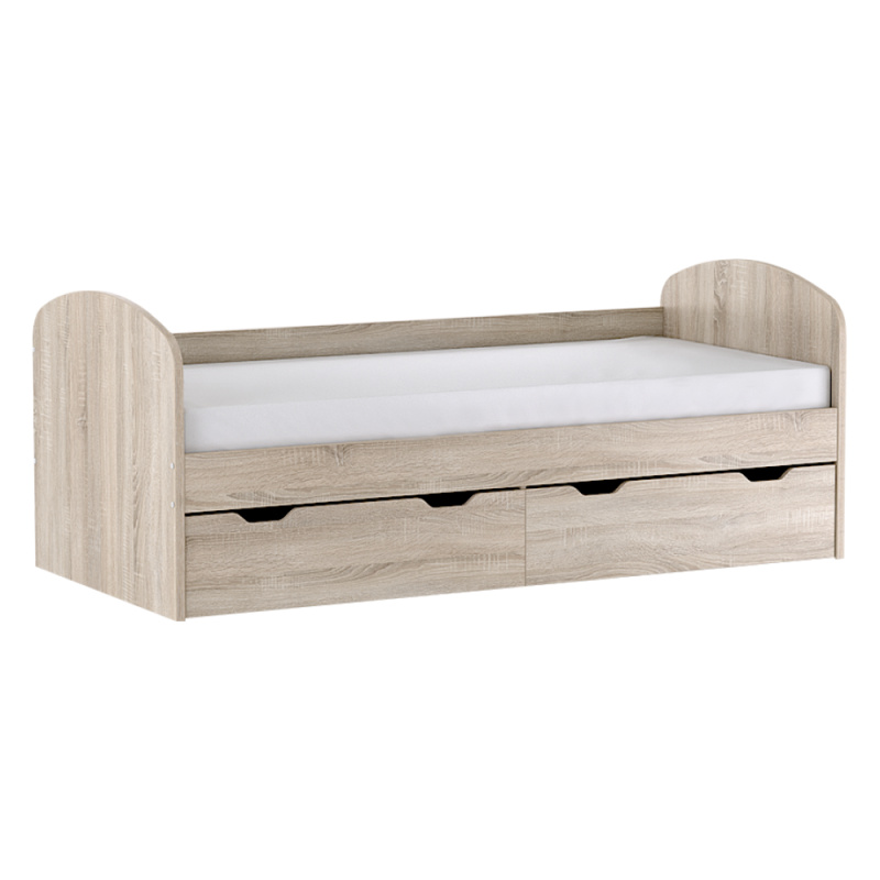 Postel, 90x200, dub sonoma, REA GOLEM