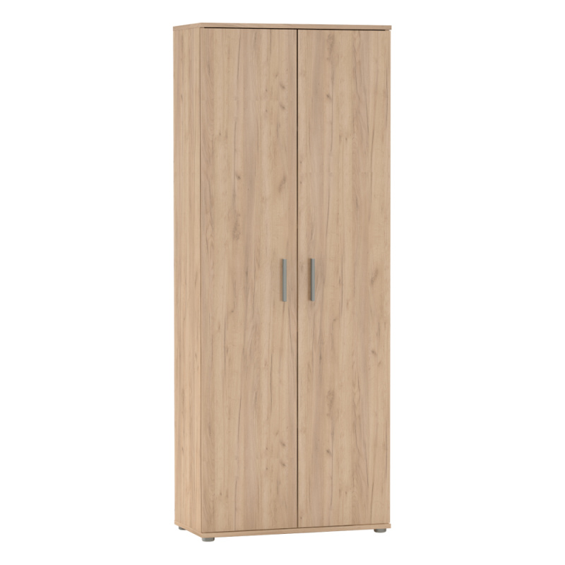 Skříň, dvoudveřová, dub artisan, SERVO TYP 6