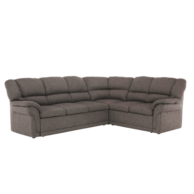 Sedací souprava, hnědá, pravá, AMELIA P1, poškožené zboží