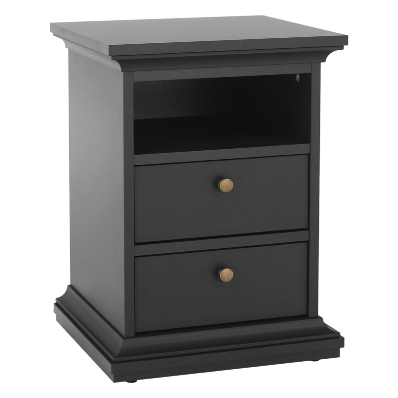 Noční stolek, šedá, PARIS 70302 P2, poškozené zboží