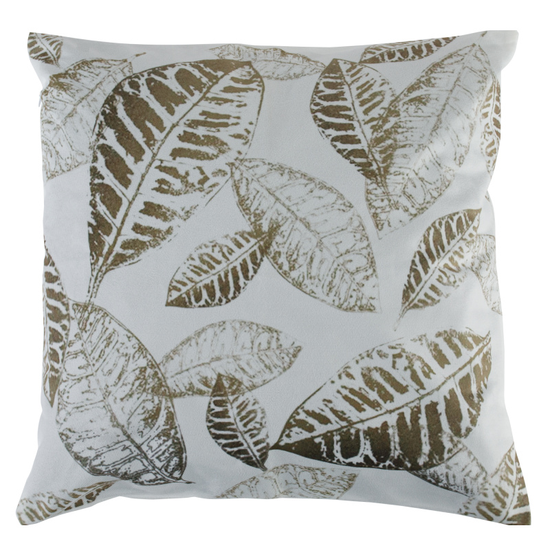 Polštář, 45x45, vzor listy, ZANIS TYP 2