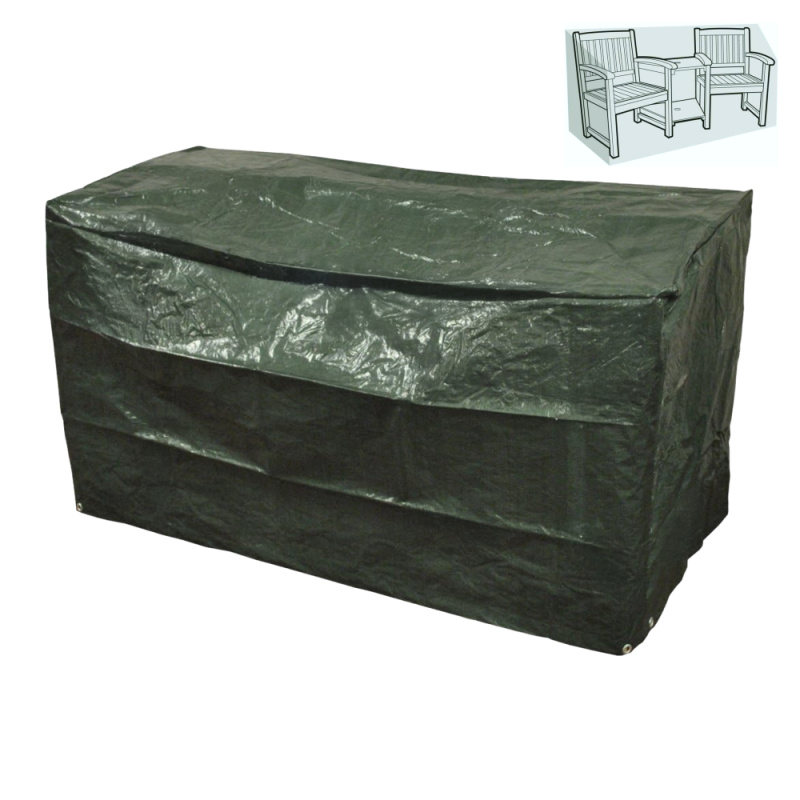 Ochranný obal na zahradní set, 184x66x81 cm, zelená, KAVER TYP 38