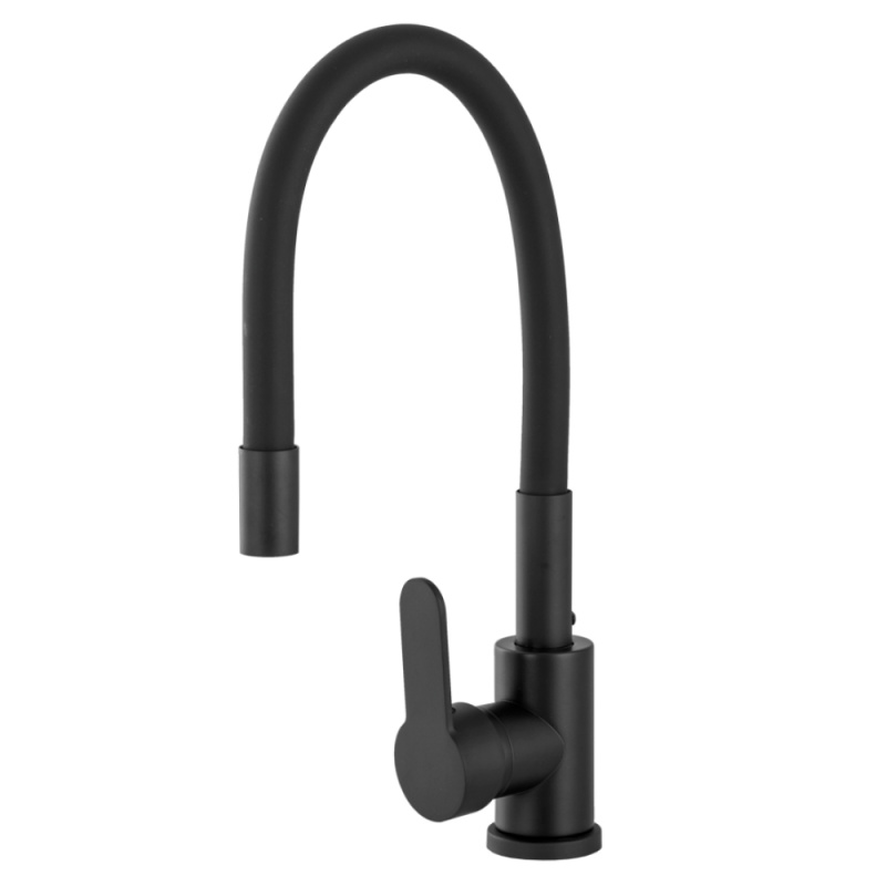 Kuchyňská baterie, černá, LEXI