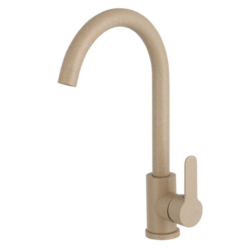 Kuchyňská baterie, otočná, béžová, DECONA