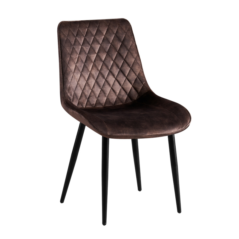 Jídelní židle, hnědá/černá, ZAINA TYP 1