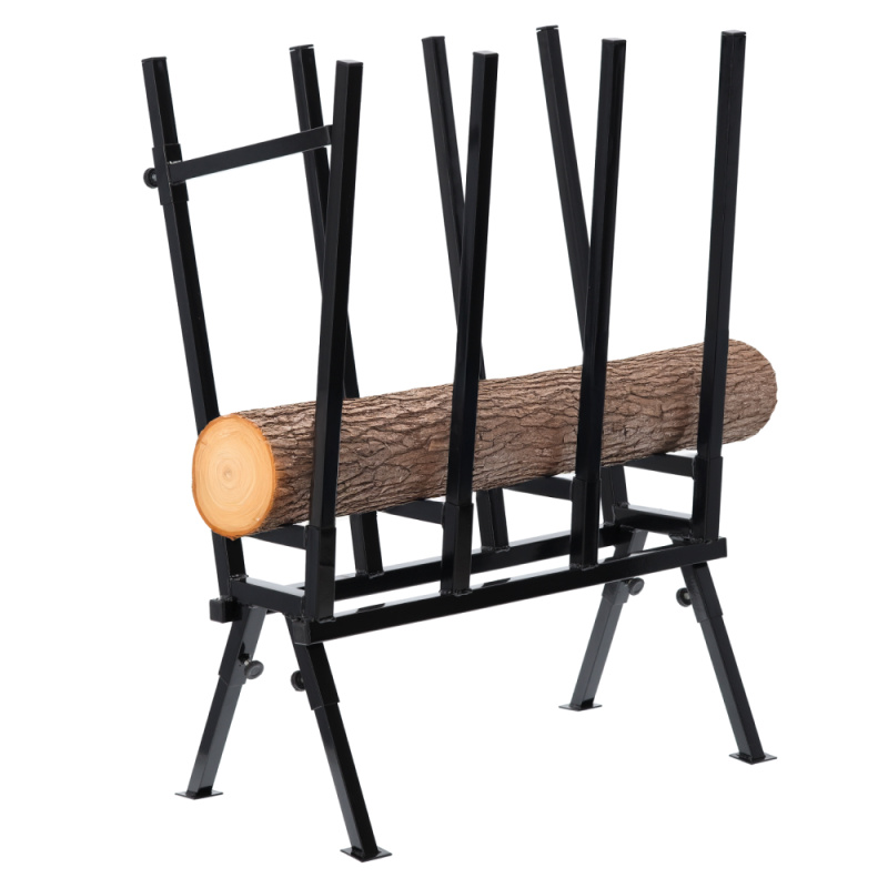 Stojan na řezání dřeva, černá ocel, UDEL